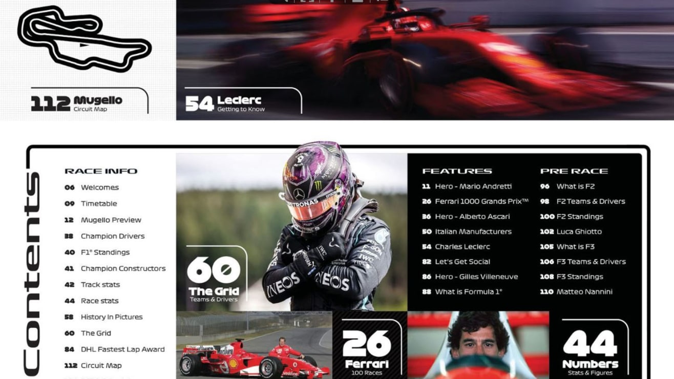 TUSCAN GP free digital race programme Formula 1®